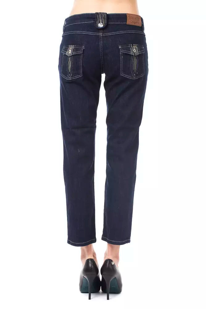 Ungaro Fever Blue Cotton Women's Jeans