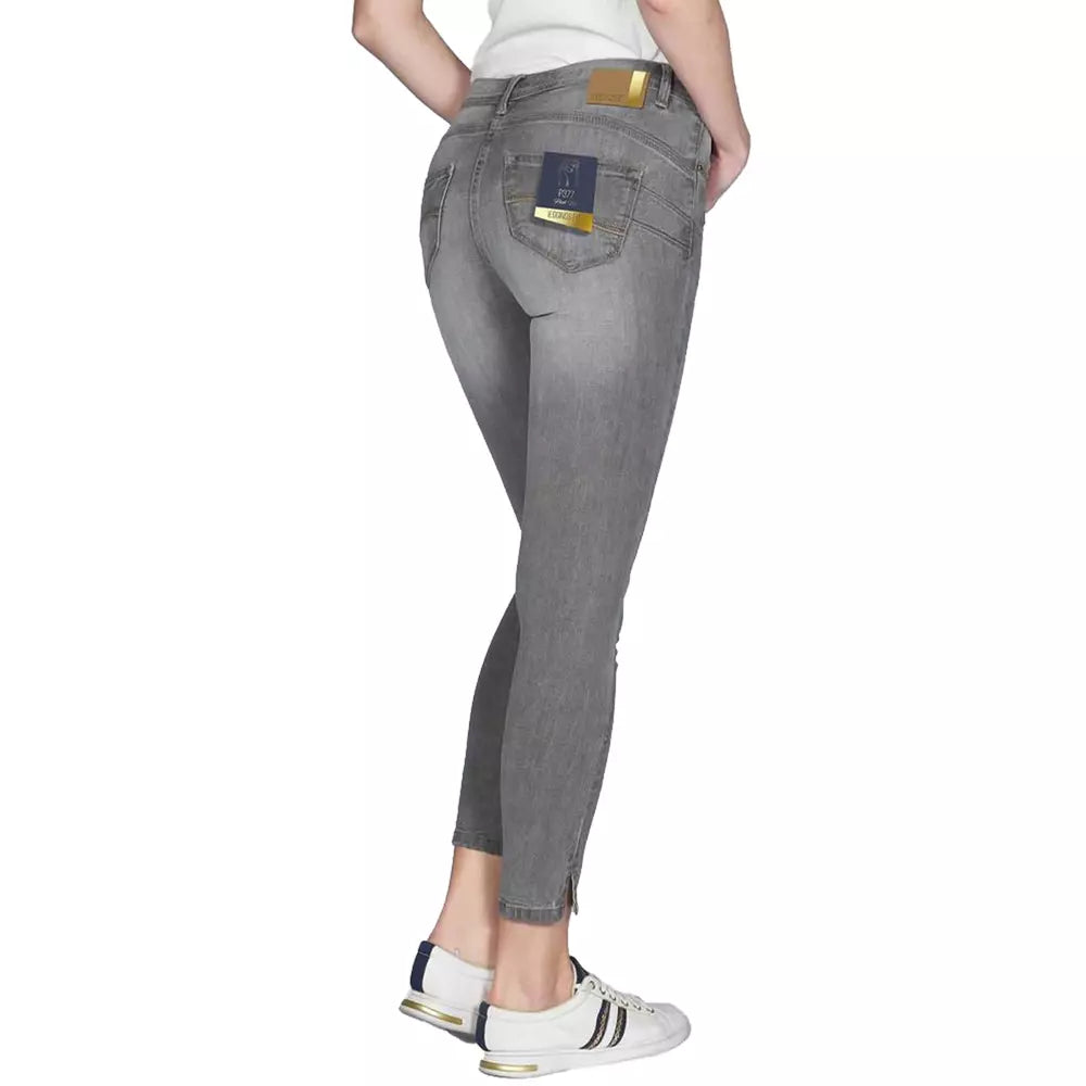 Yes Zee Gray Cotton Women's Jeans