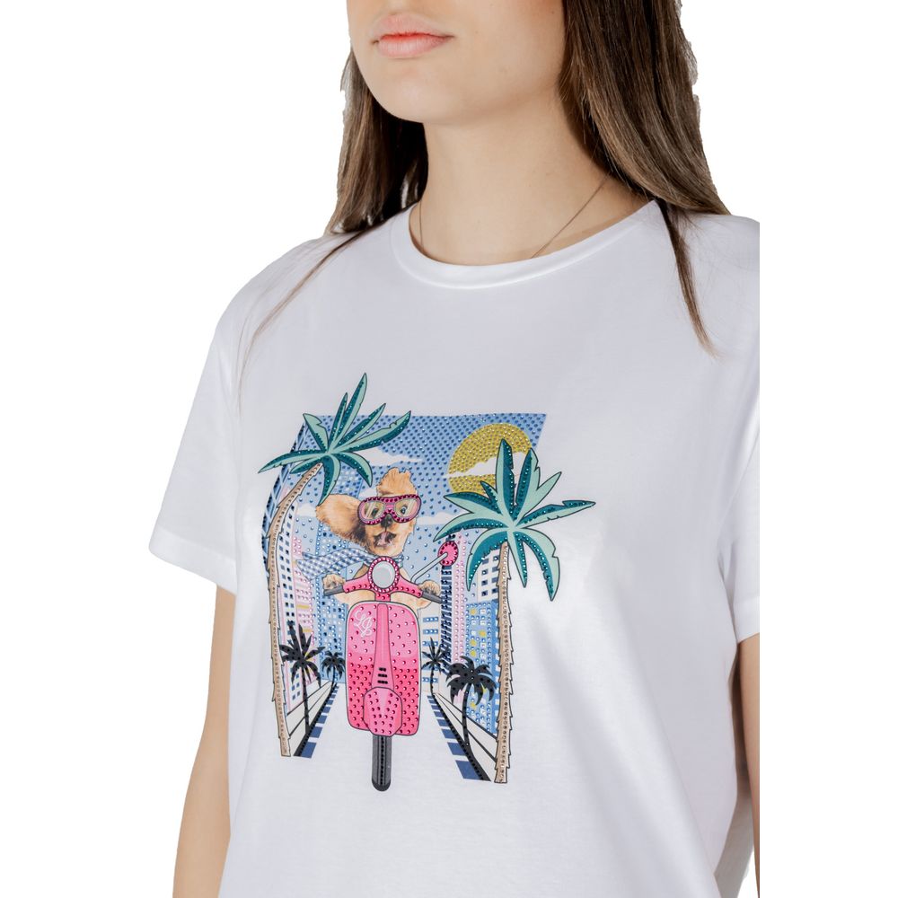 Liu Jo White Cotton Tops & T-Shirt