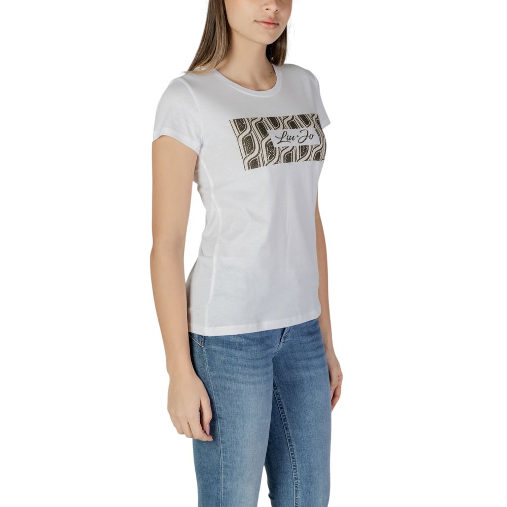 Liu Jo Green Cotton Tops & T-Shirt