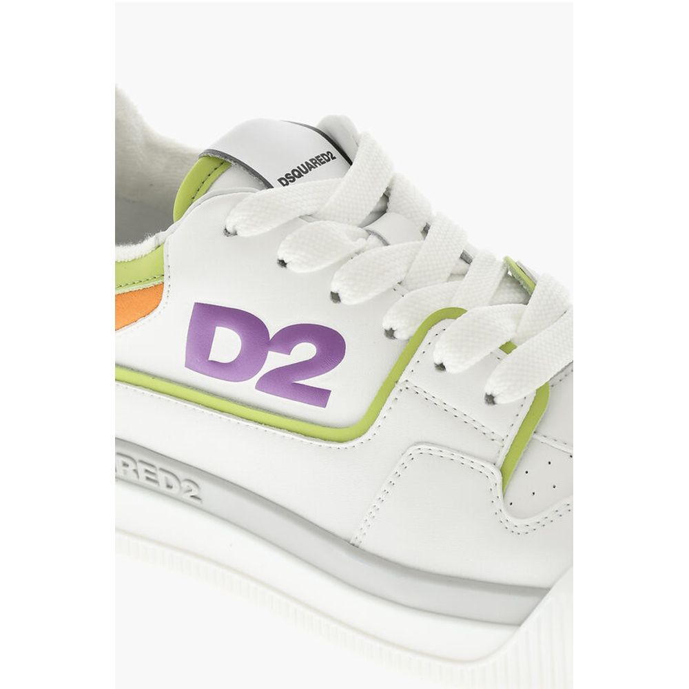 Dsquared² Leather NEW JERSEY Low-Top Sneakers
