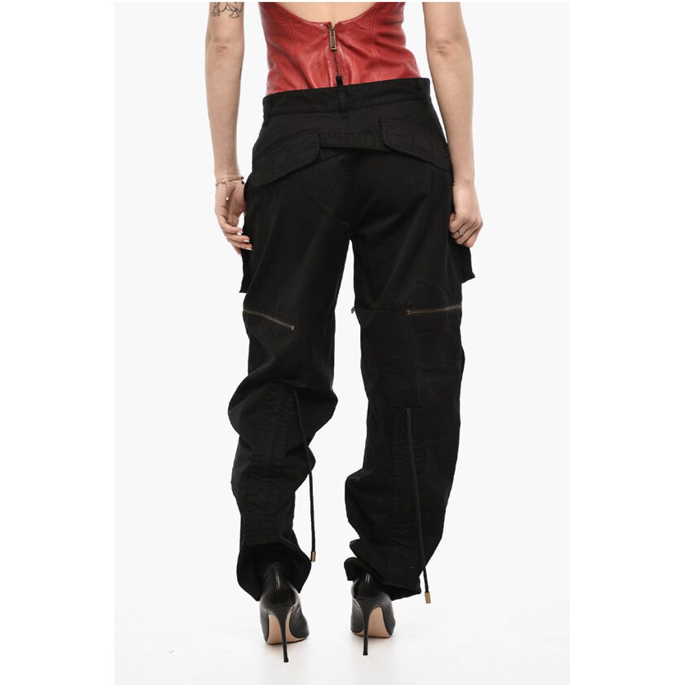 Dsquared² Cotton Casual Pants with Zip Details