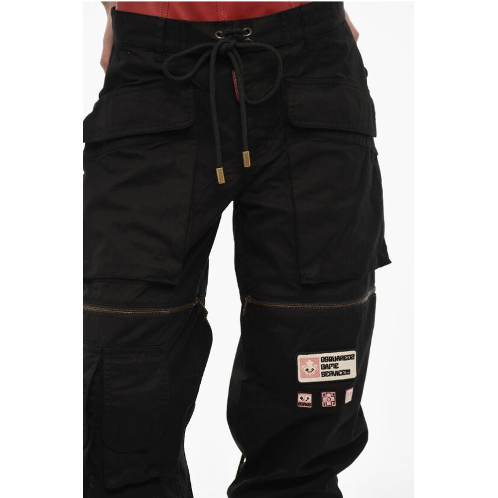 Dsquared² Cotton Casual Pants with Zip Details