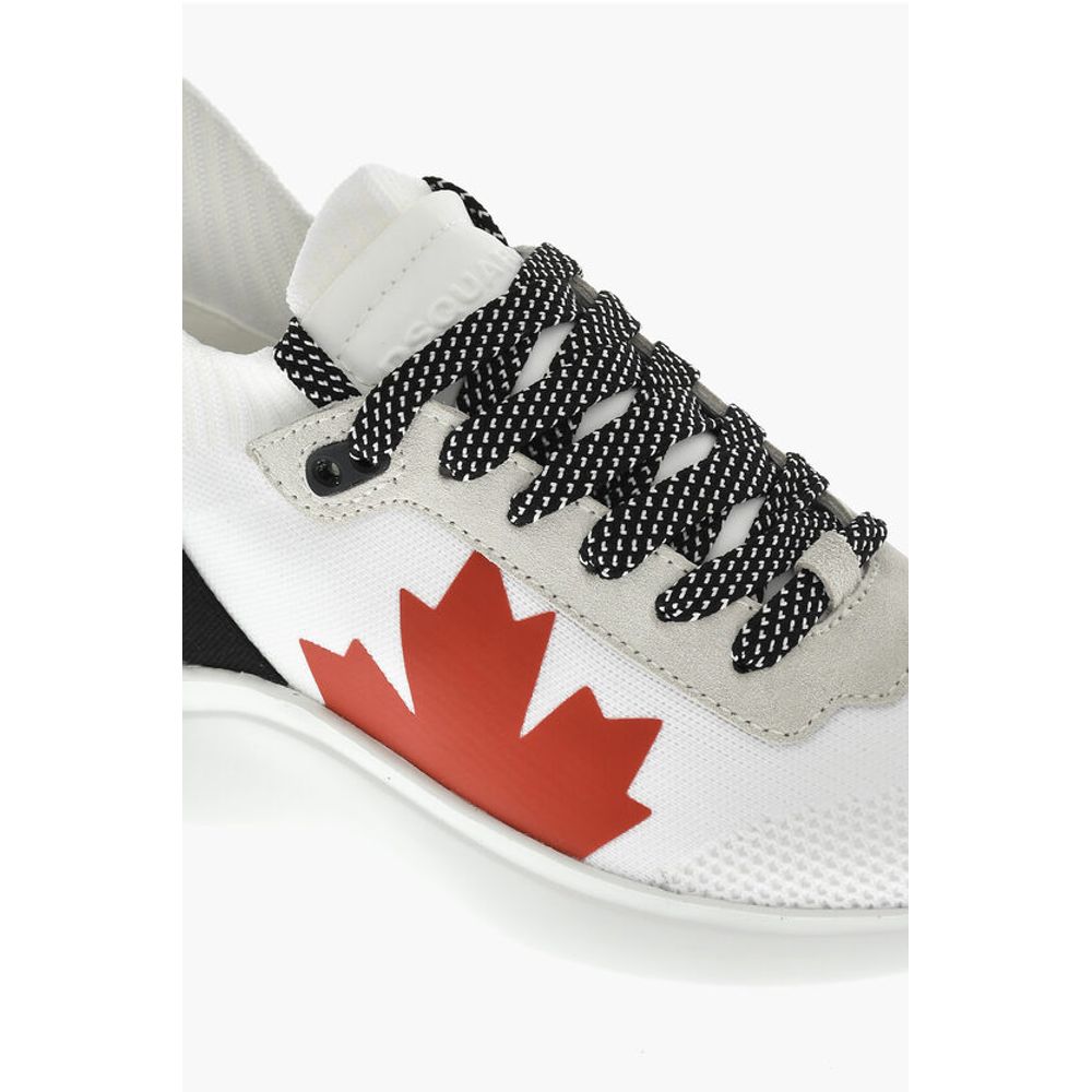Dsquared² Sock Low-Top FLY Sneakers With Printed Logo
