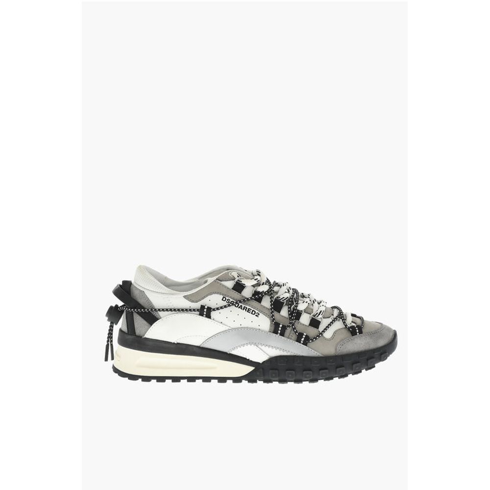 Dsquared² Leather LEGEND Low-Top Sneakers With Mountain Laces