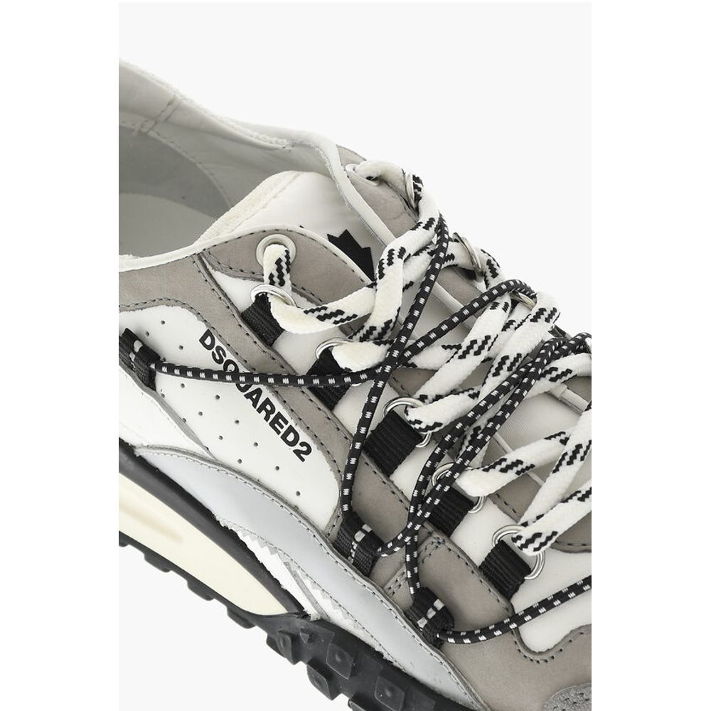 Dsquared² Leather LEGEND Low-Top Sneakers With Mountain Laces