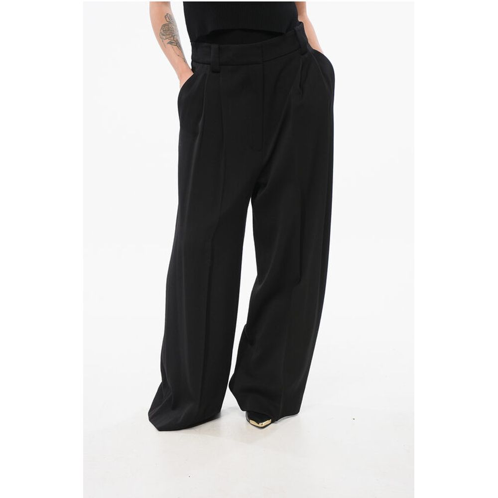 Khaite Pleated Palazzo Pants