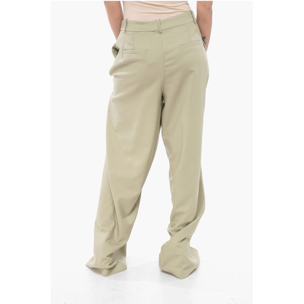 Federica Tosi Wool Blend Palazzo Pants