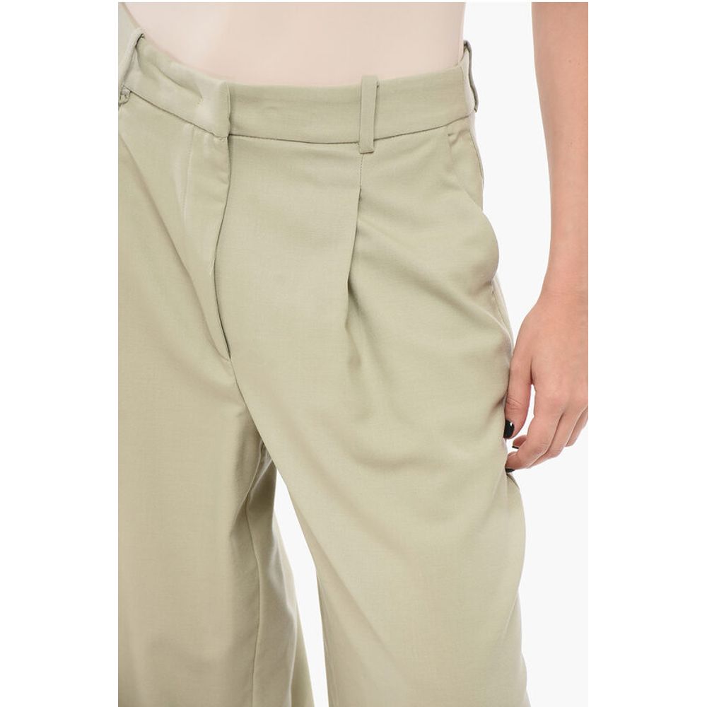 Federica Tosi Wool Blend Palazzo Pants