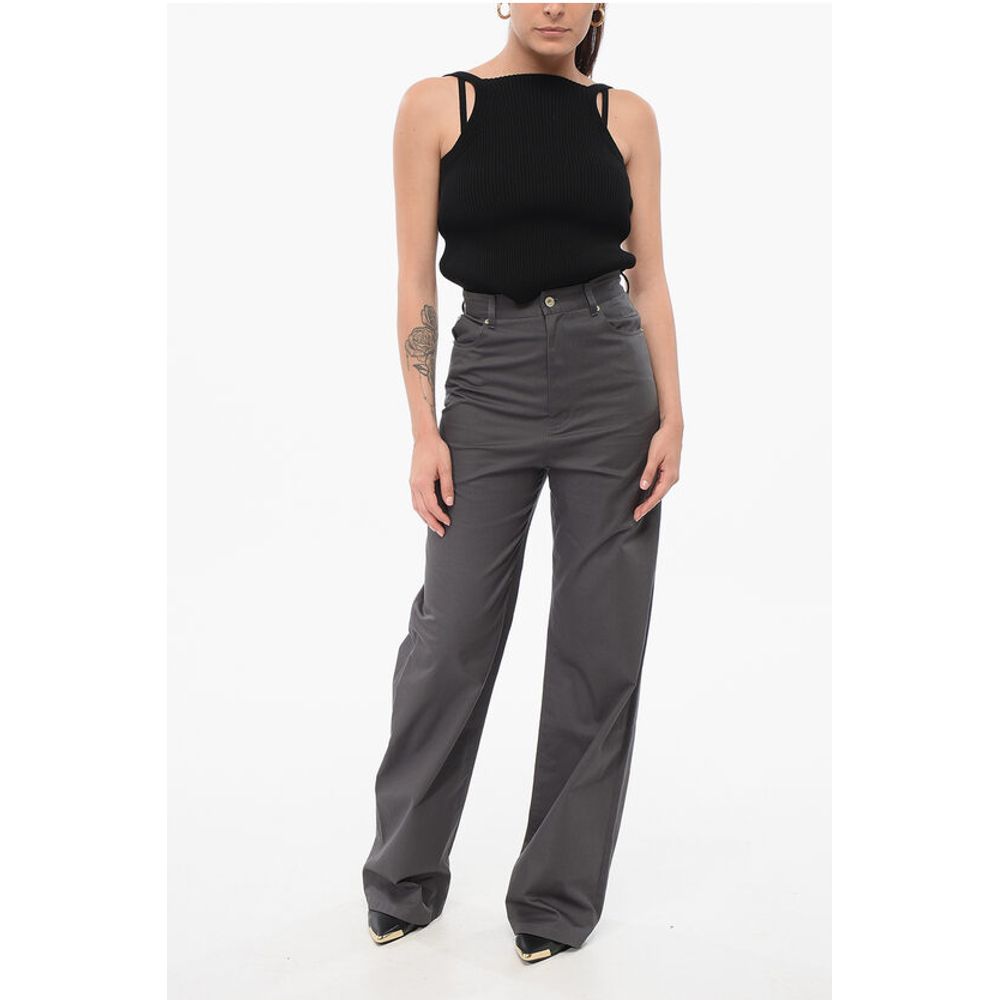 Loewe 5-Pocketed Straight Fit Cotton Pants