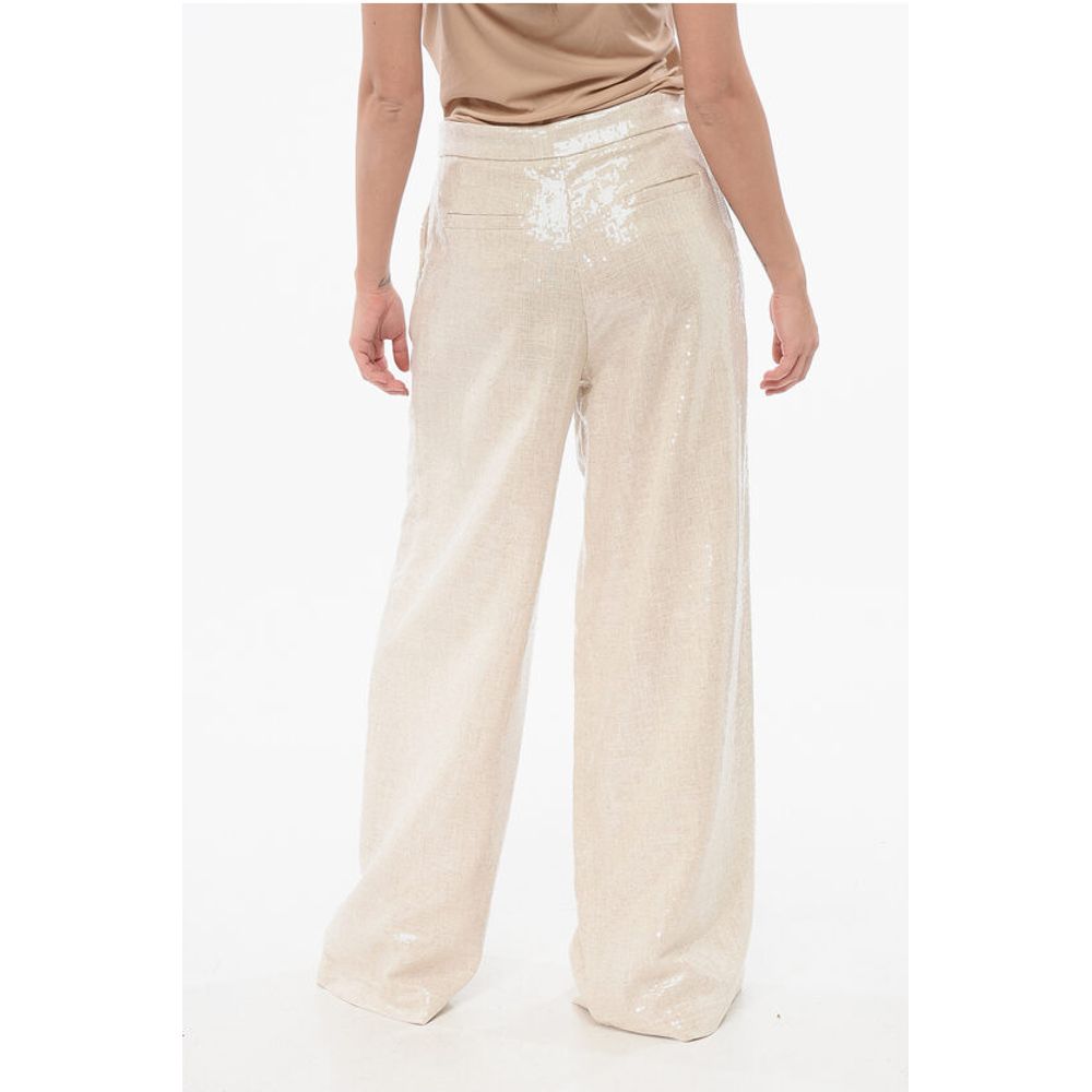 Federica Tosi Sequined Palazzo Pants