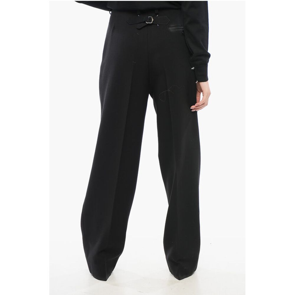 Maison Margiela MM3 Wool Wide-leg Pants