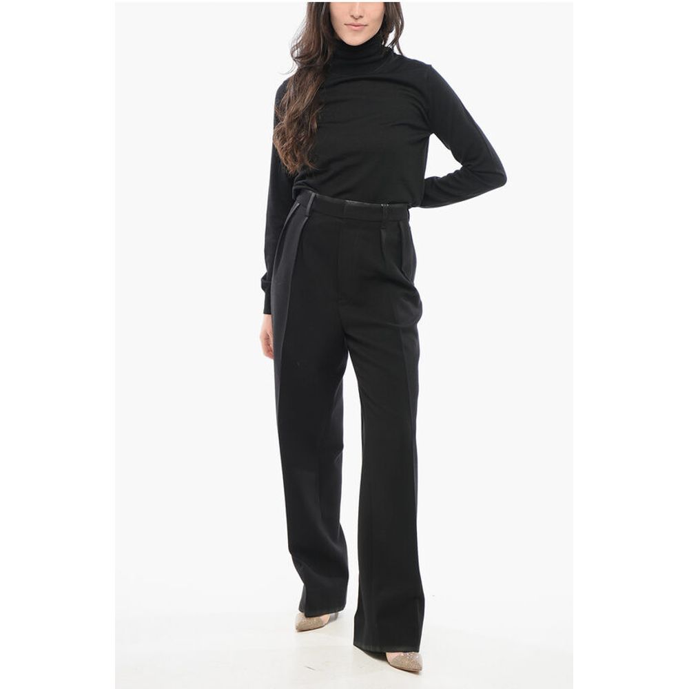 Maison Margiela MM3 Wool Wide-leg Pants