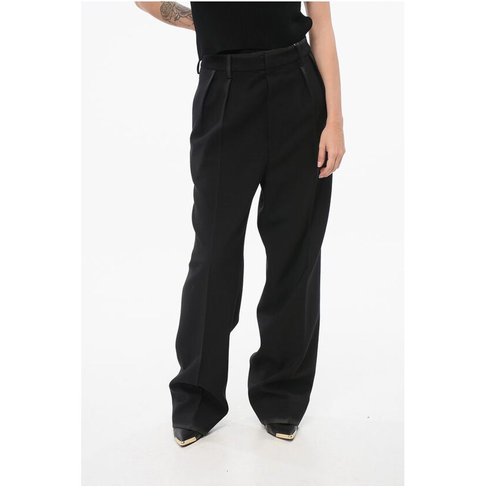 Maison Margiela MM3 Wool Wide-leg Pants