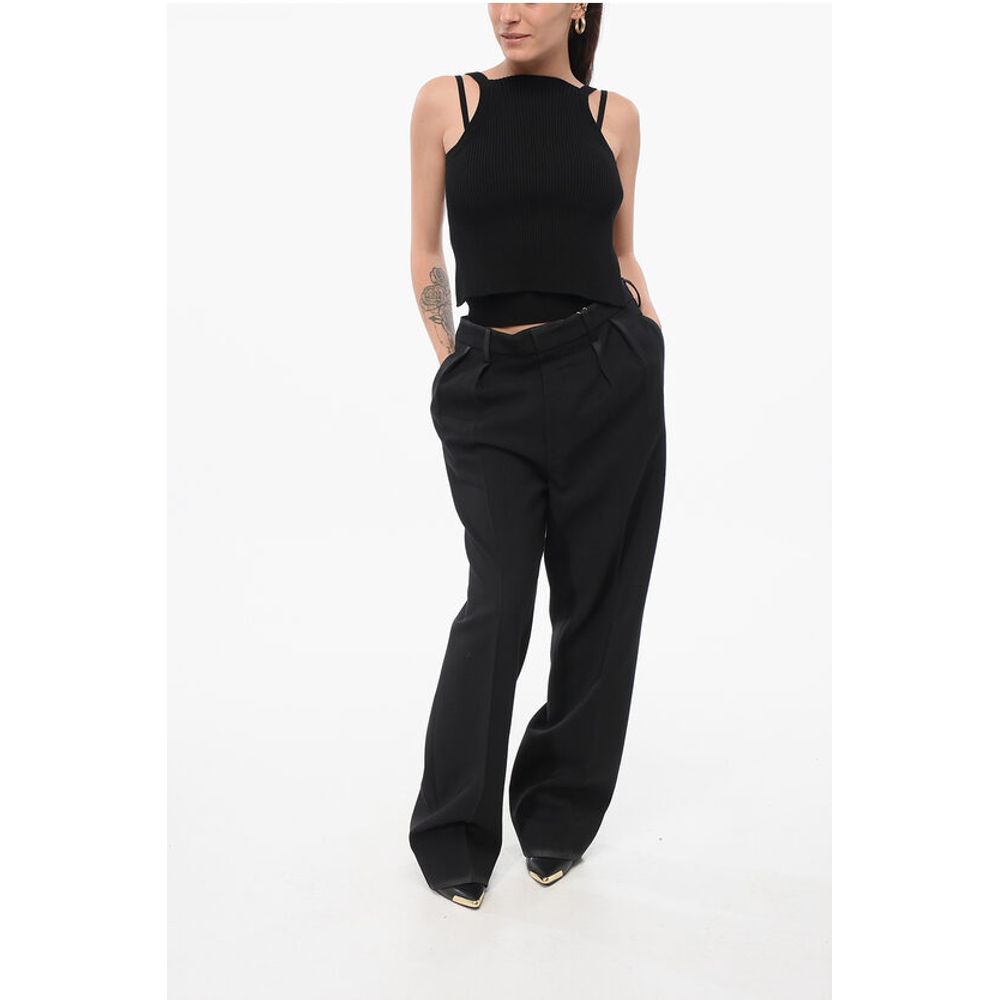 Maison Margiela MM3 Wool Wide-leg Pants