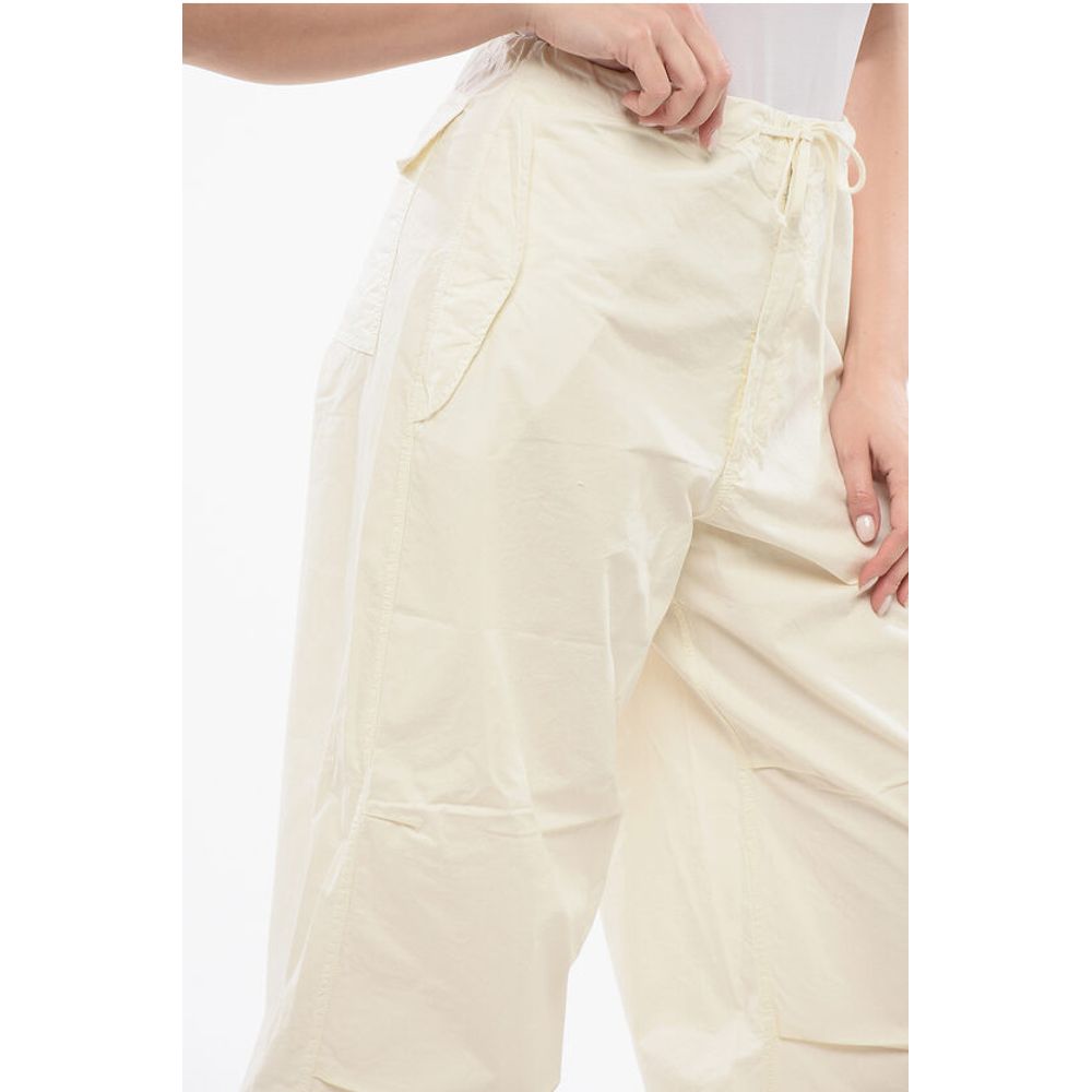 Autry Solid Color Nylon Pants with Adjustable Ankle