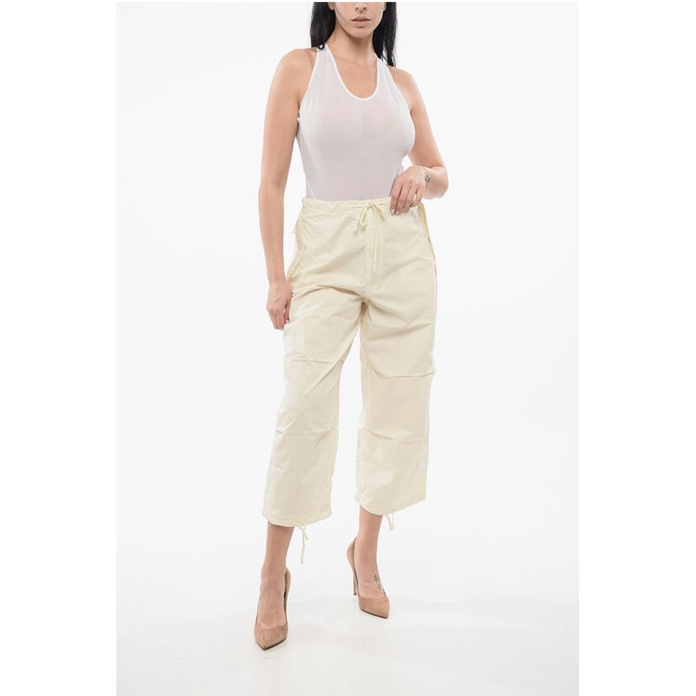 Autry Solid Color Nylon Pants with Adjustable Ankle