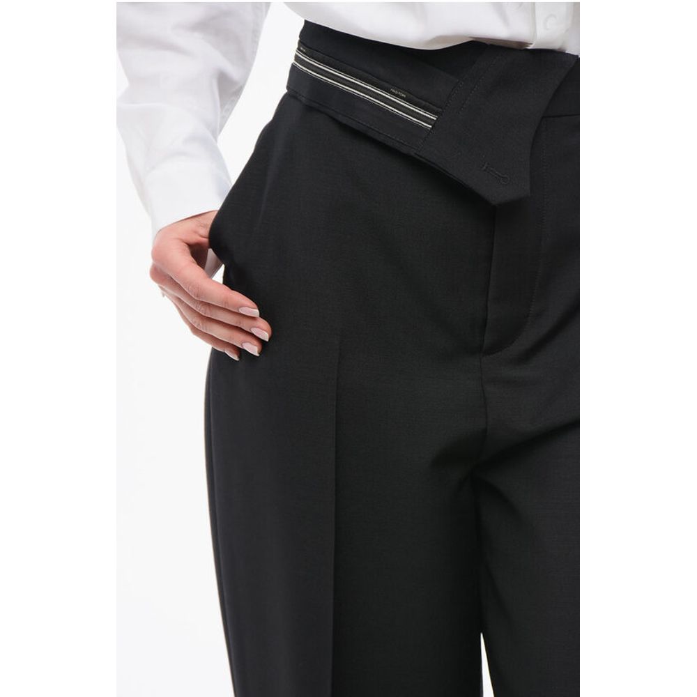 Fendi Cropped Carrot Fit Pants