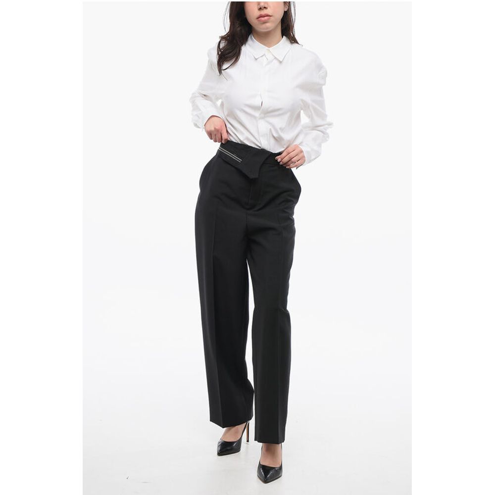 Fendi Cropped Carrot Fit Pants