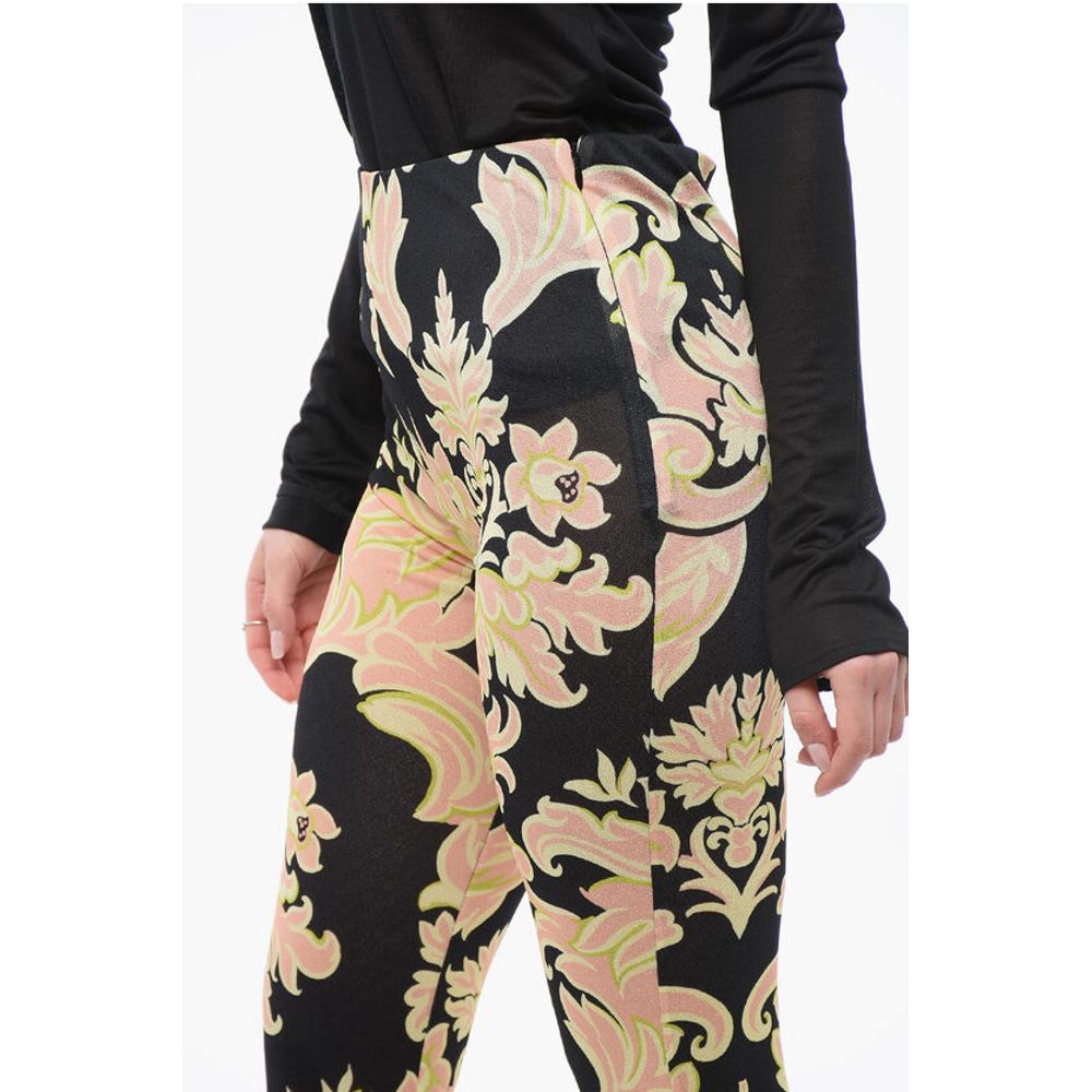 Etro Floral High-waisted Pants