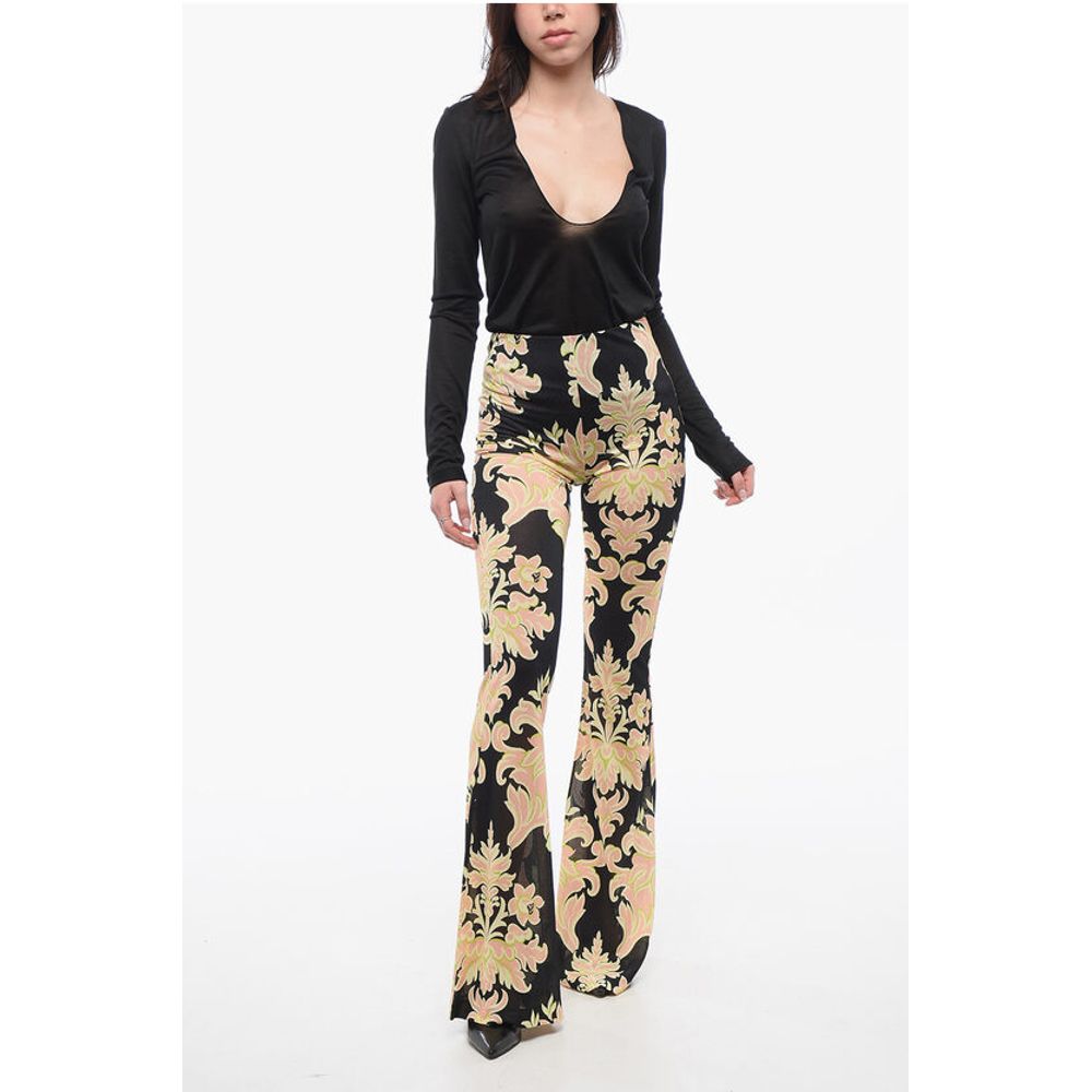 Etro Floral High-waisted Pants