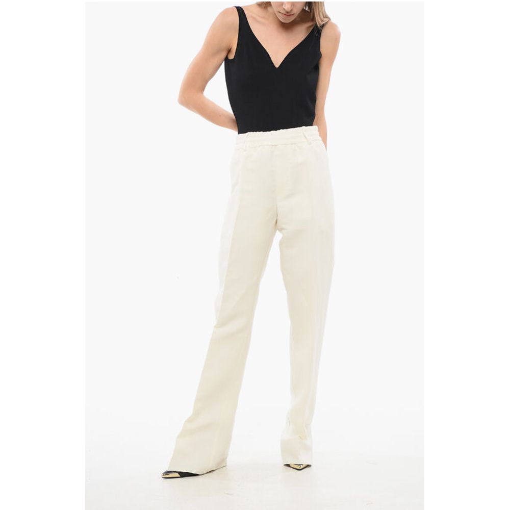 Burberry High-waisted Tailored Pants with Pleats