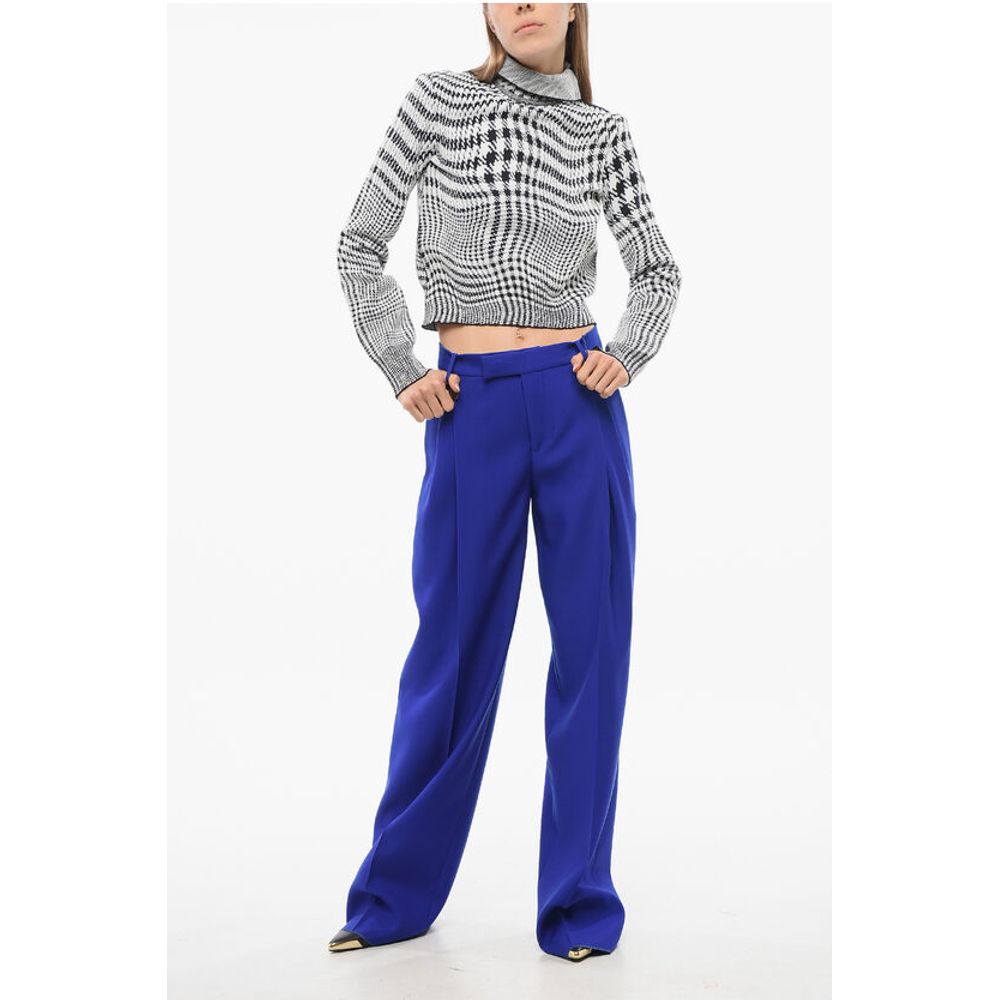 Burberry Pleated Wide-leg Pants