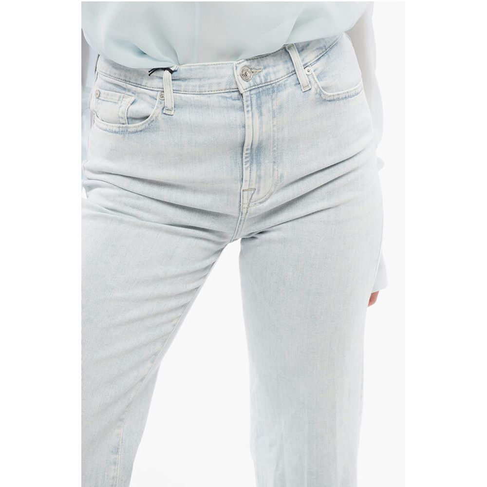7 For All Mankind Frayed Hem DOJO Flared Jeans 28cm