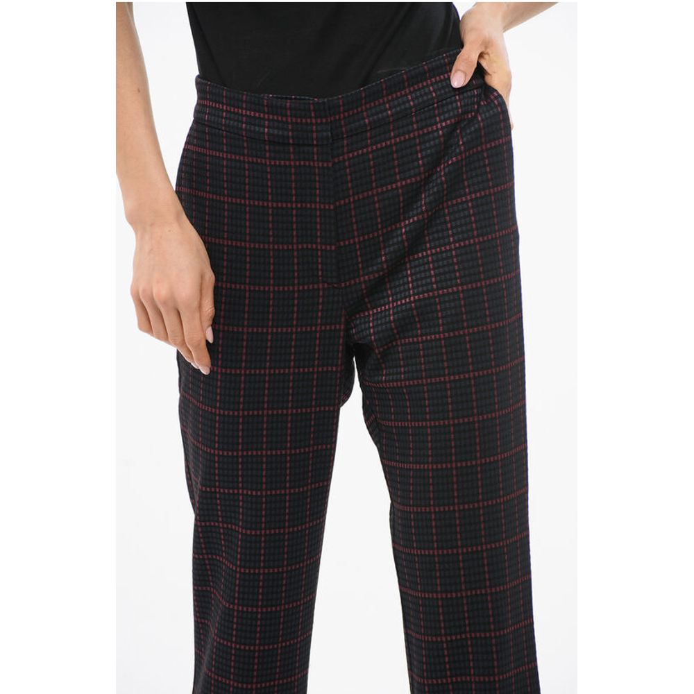 Viktor & Rolf EVERYWEAR Cropped Pants with Faux Fur Trim