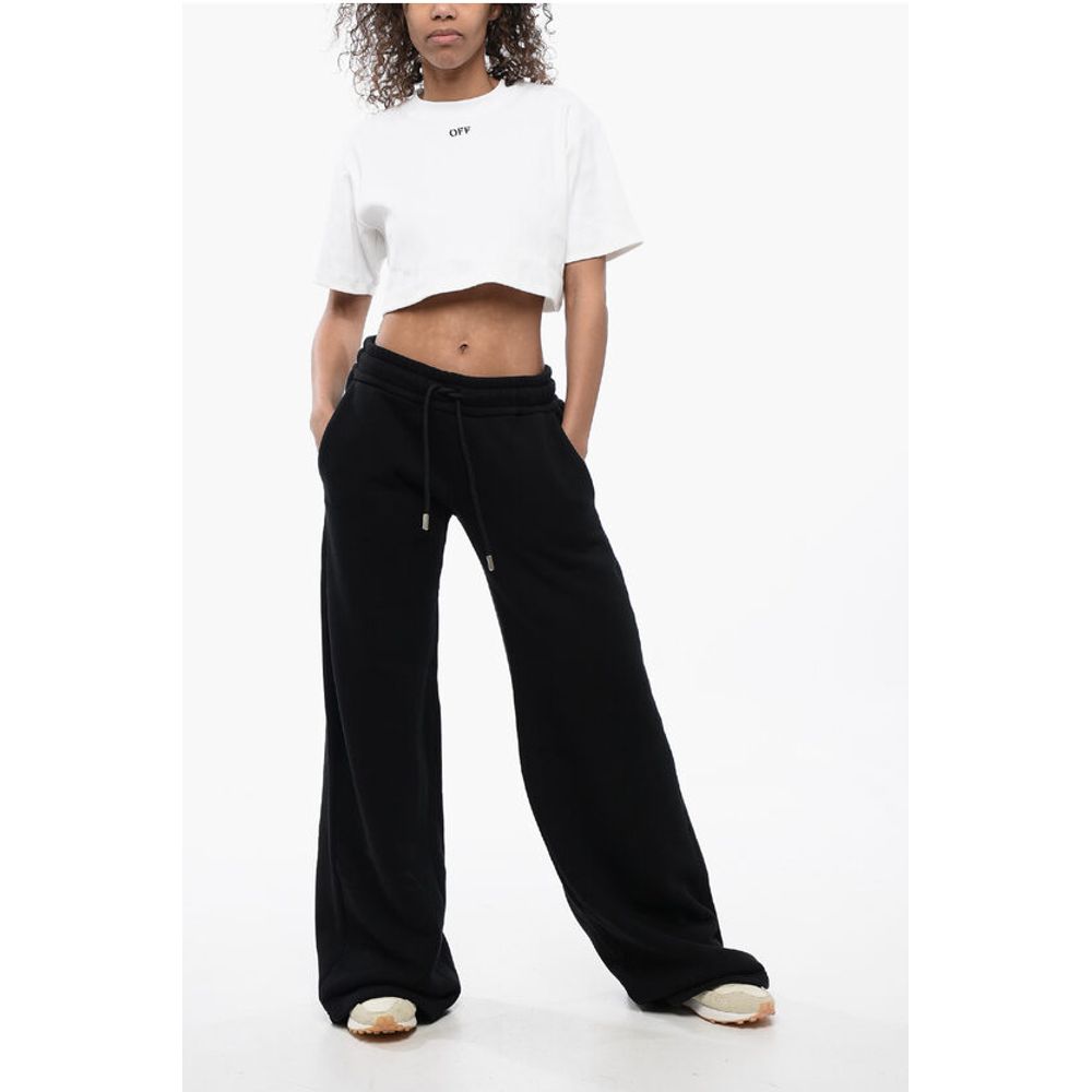 Off-White Wide Leg Sweat Pants