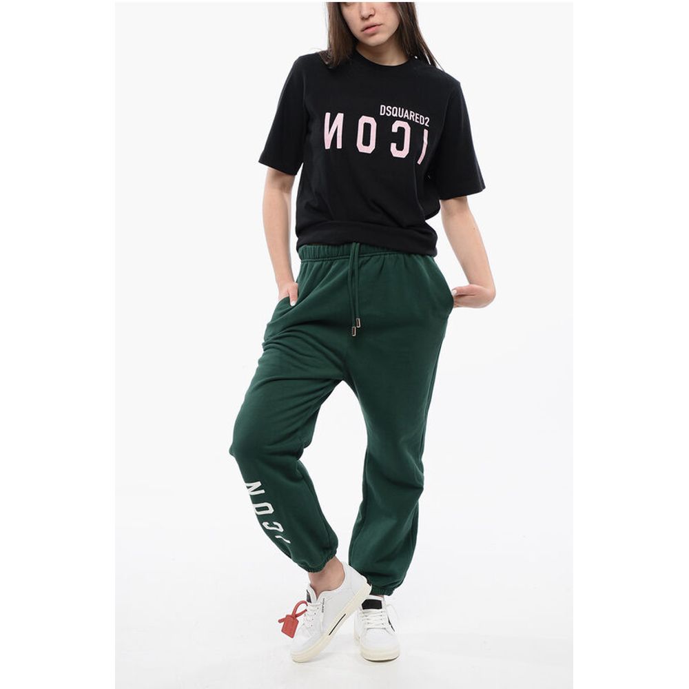 Dsquared² Cotton Joggers with Drawstring Waist
