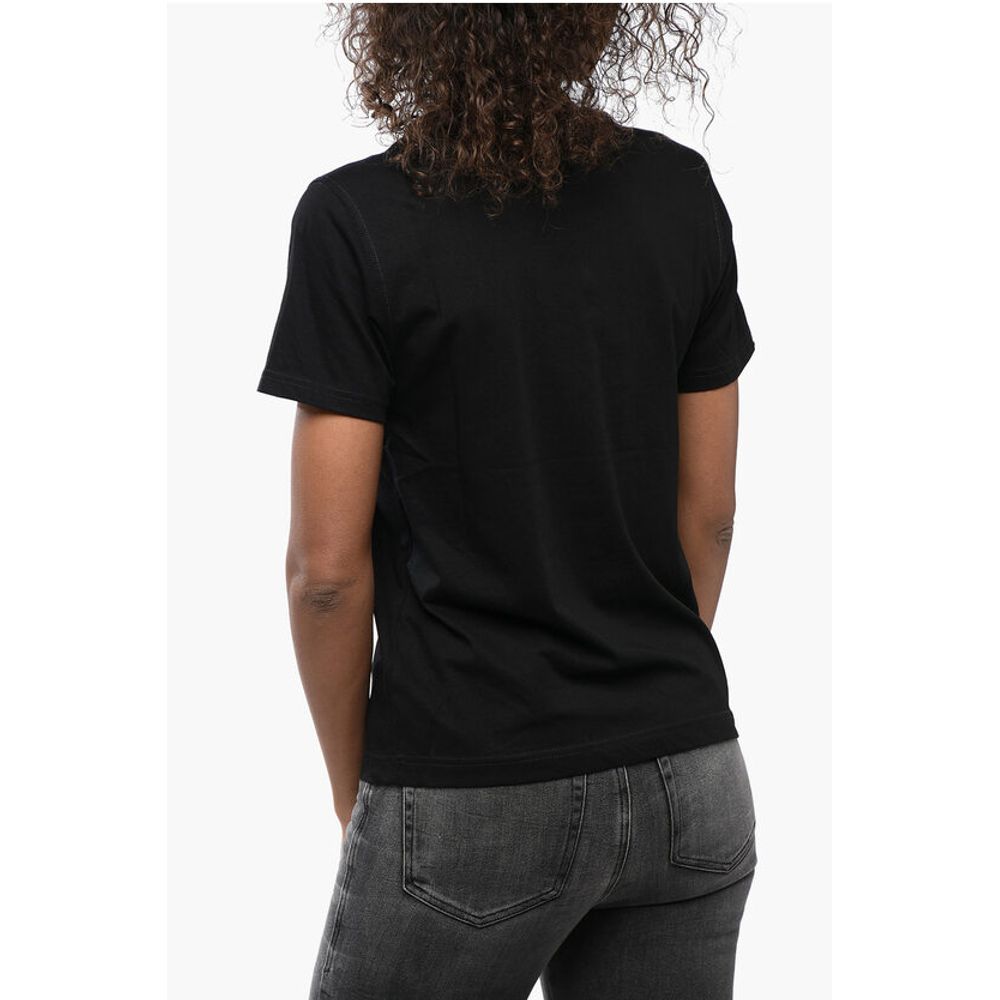 Diesel Cotton T-Shirt with Embossed Logo