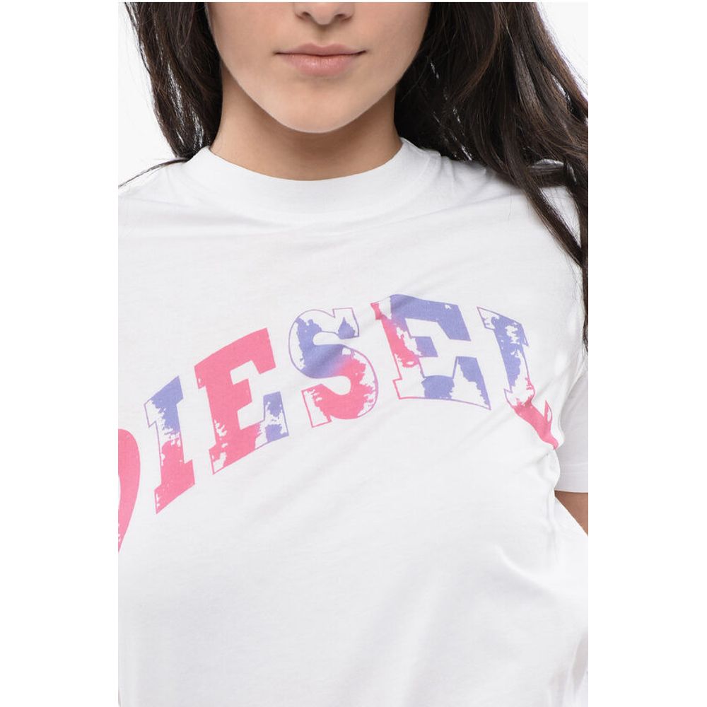 Diesel RED TAG Cotton T-REG-G11 Crew-Neck T-shirt With Gradient Pri