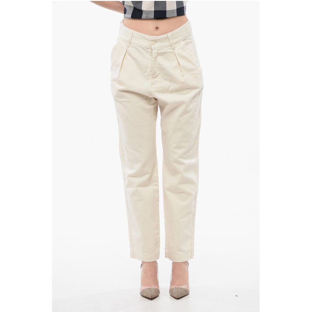 Woolrich Single-pleated Mom Fit Denims with Belt Loops 14cm
