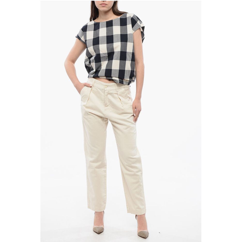 Woolrich Single-pleated Mom Fit Denims with Belt Loops 14cm