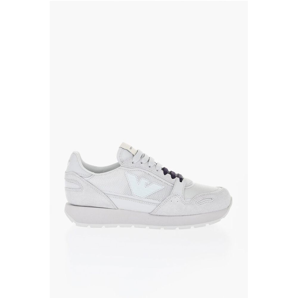 Armani Logoed Low-Top Sneakers With Contrasting Laces