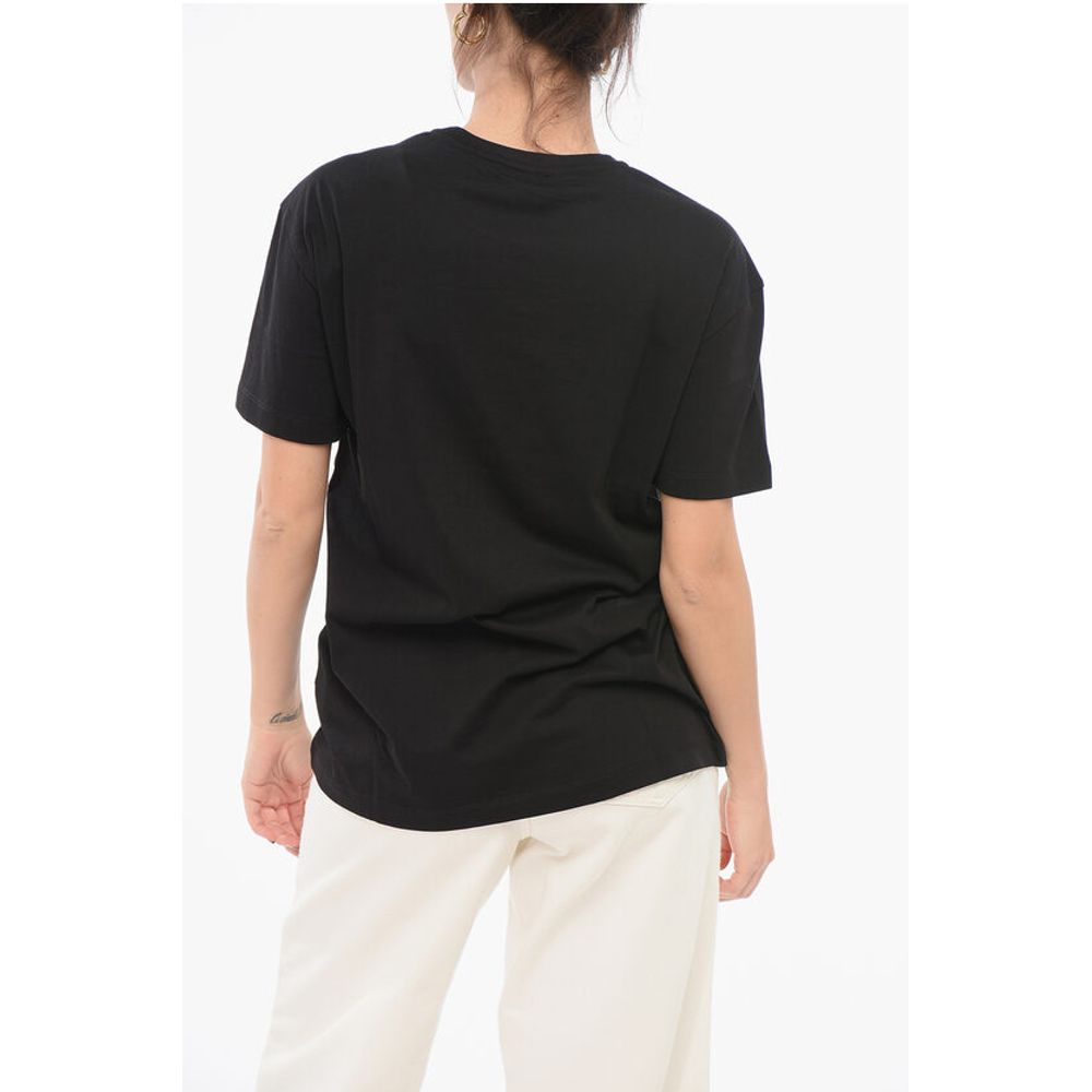Armani EA7 Crew Neck Cotton T-Shirt with Print