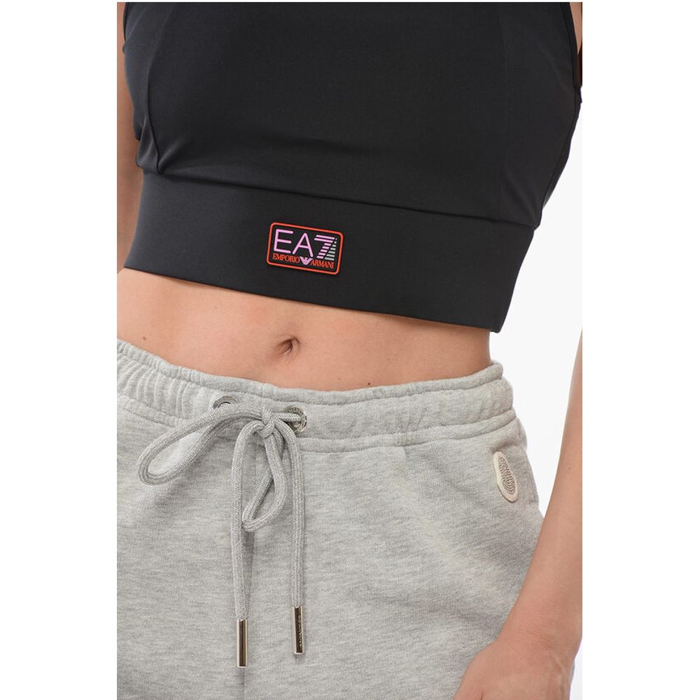 Armani EMPORIO Sporty Cropped Top with Padding
