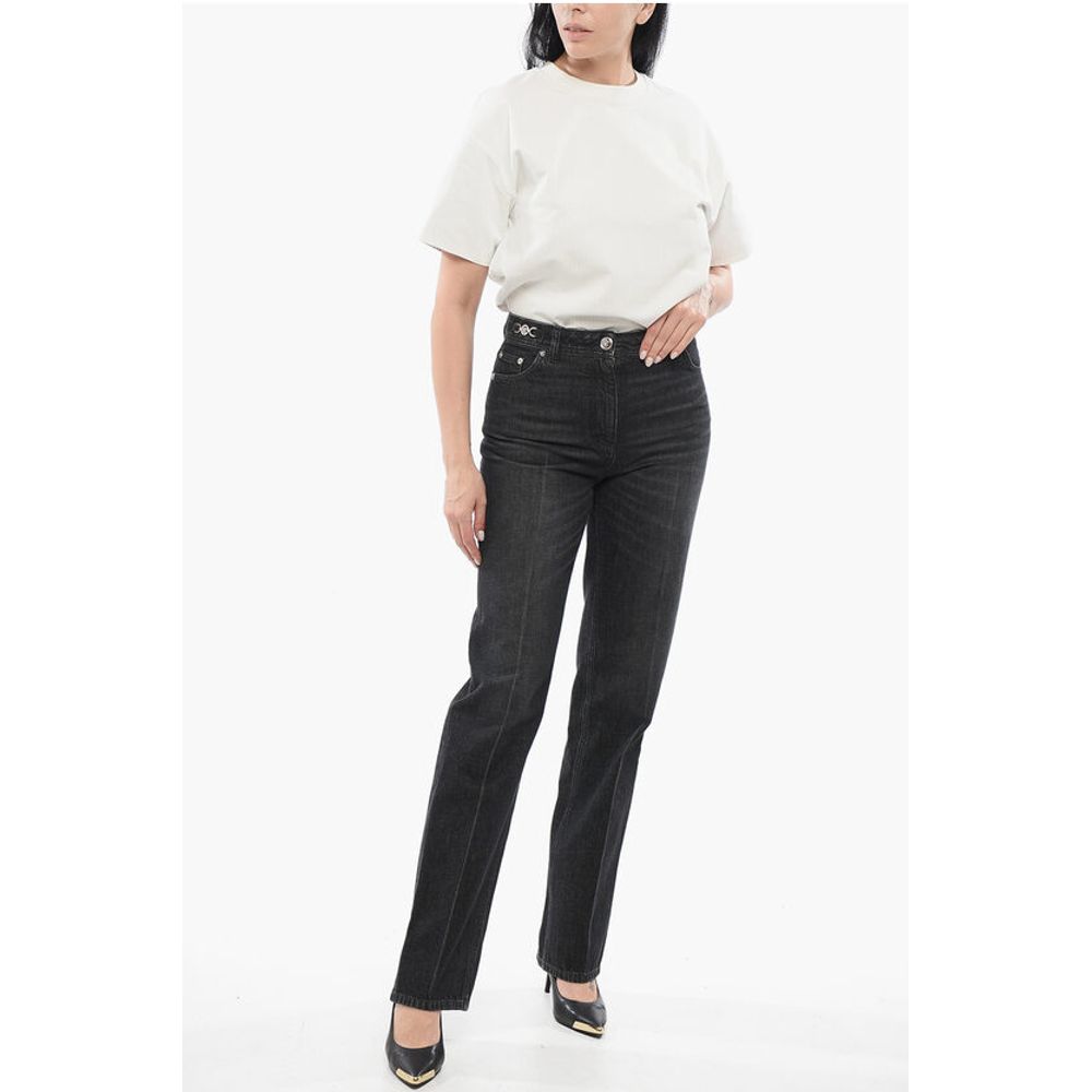 Versace Straight Fit Stone Washed Denims 20cm
