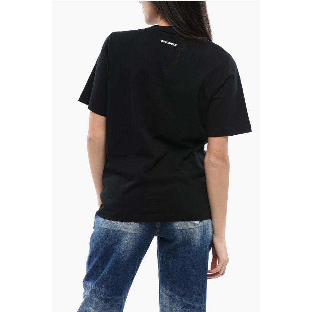 Dsquared² Crew Neck CHERRY GIRL Cotton T-Shirt