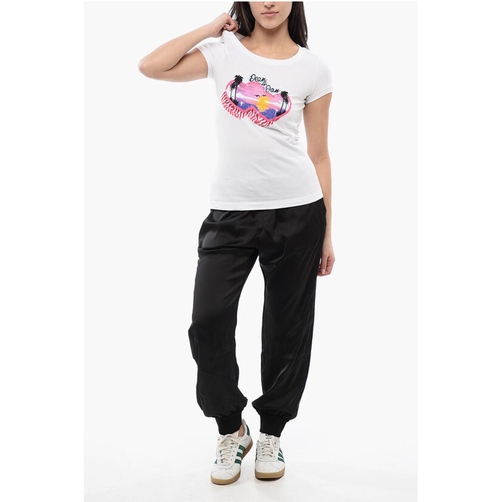 Dsquared² Cotton SPRAY SUNSET Slim Fit T-Shirt