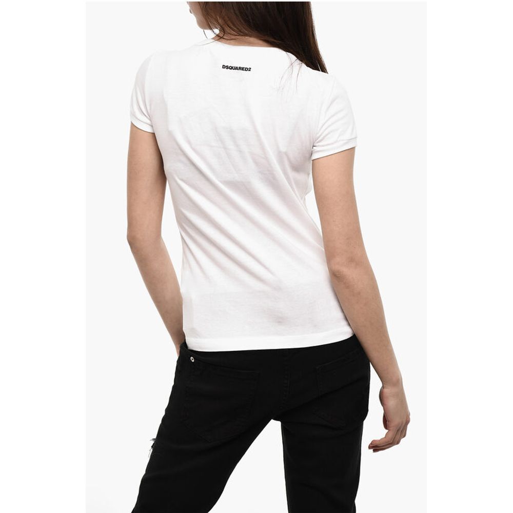 Dsquared² Cotton SPRAY SUNSET Slim Fit T-Shirt