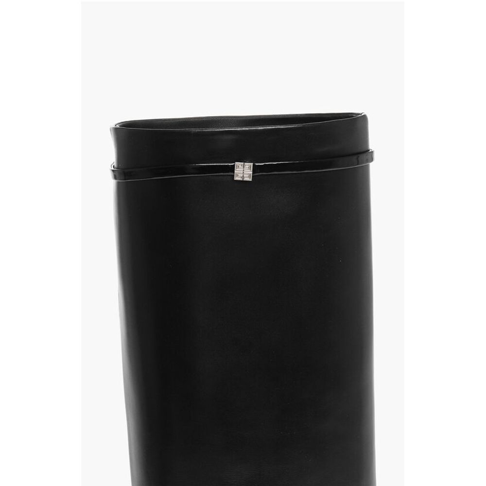 Givenchy Wedge Heel RAVEN Leather Boots 9cm