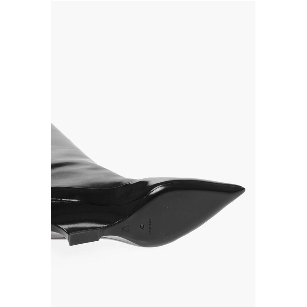 Givenchy Wedge Heel RAVEN Leather Boots 9cm