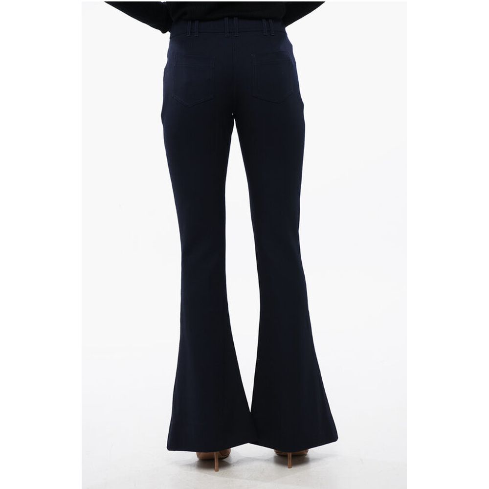 Balmain Wool Low-rise Flared Pants
