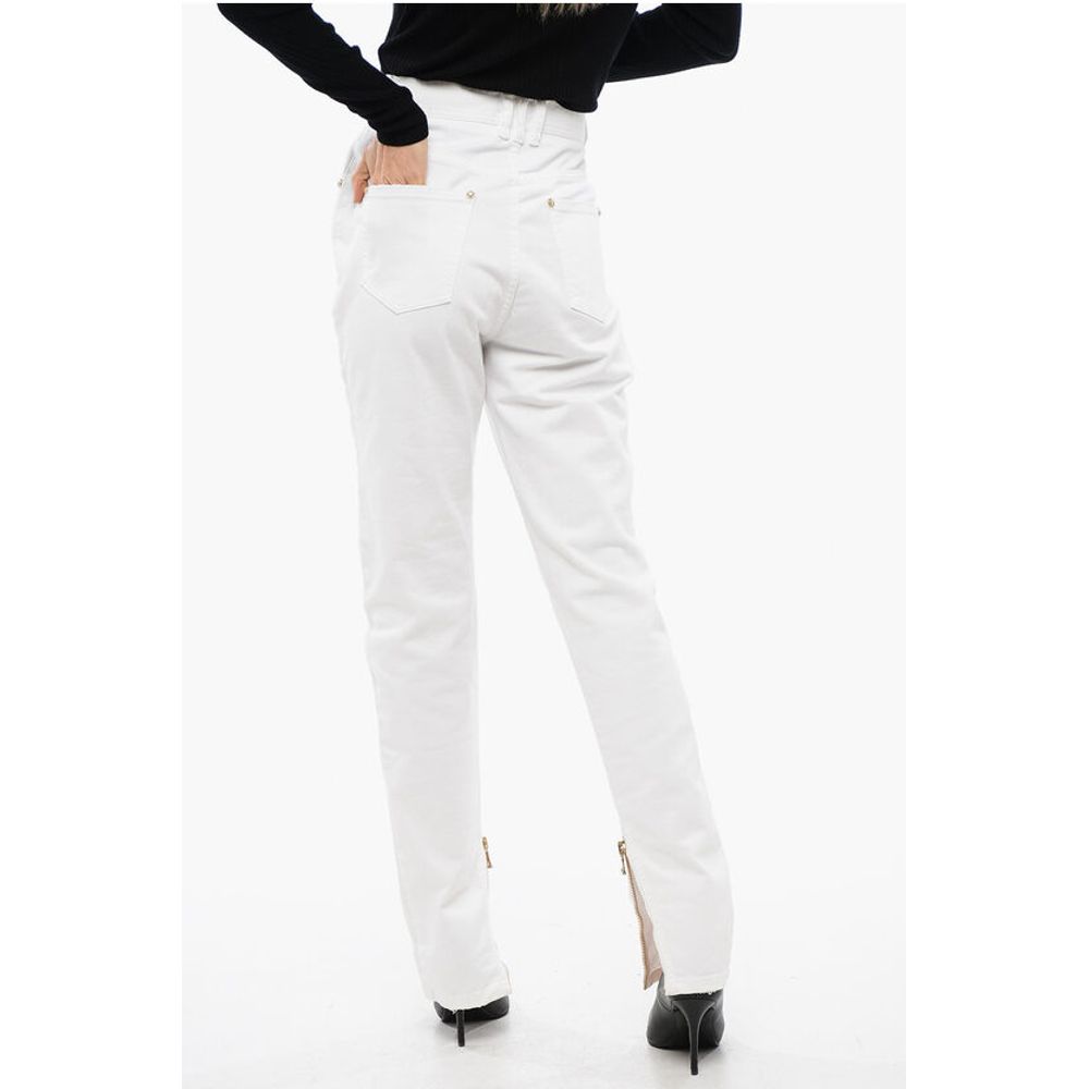 Balmain Skinny Denims with Jewel Buttons