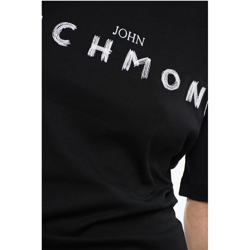 John Richmond TOMIOK Over T-shirt with Rear Lace Detail