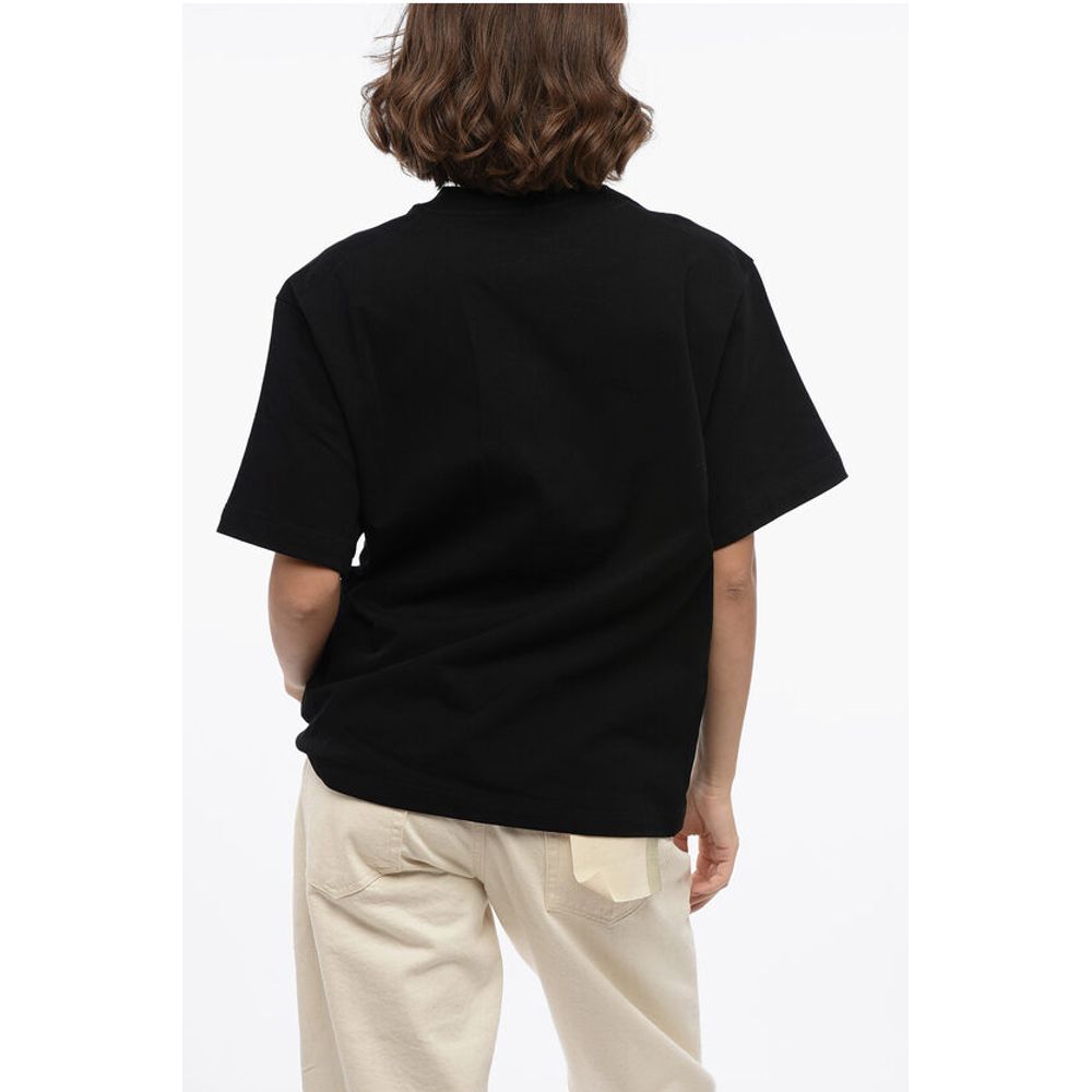 Jil Sander Crew Neck RABBIT Embroidered T-Shirt