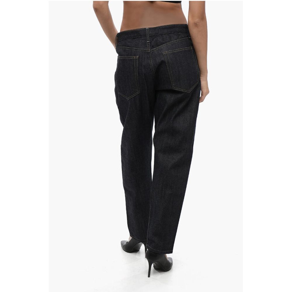 Jil Sander High-waisted Dark Washed Denims 18cm