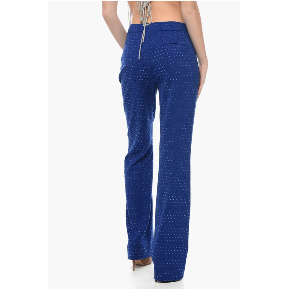 The Andamane Straight-Fit Pants with Swarovski Application